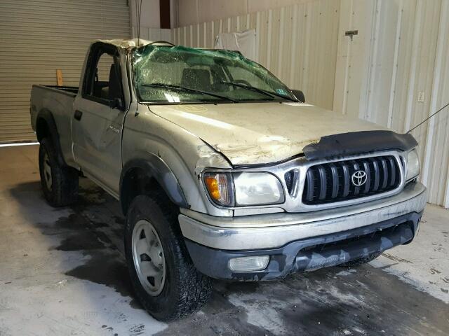 5TEPM62N31Z815597 - 2001 TOYOTA TACOMA SILVER photo 1