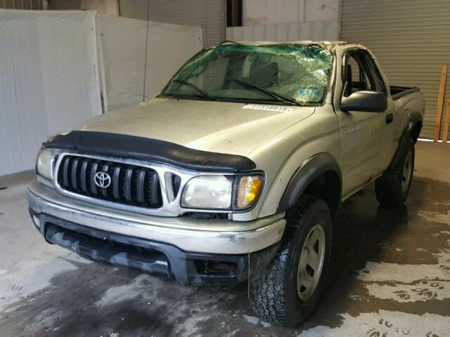 5TEPM62N31Z815597 - 2001 TOYOTA TACOMA SILVER photo 2