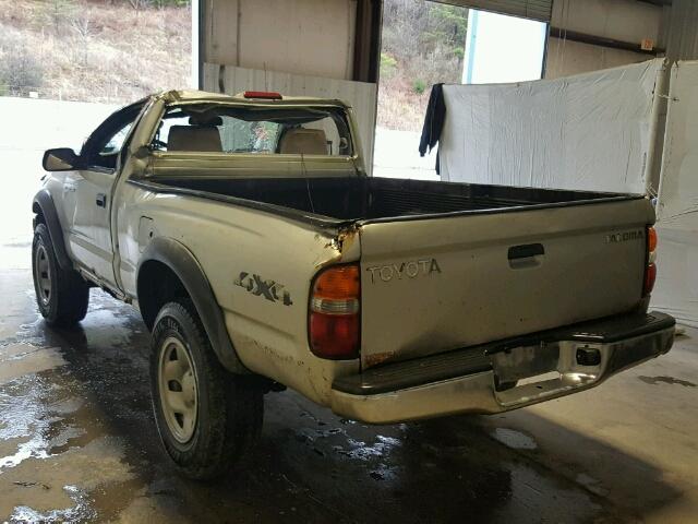 5TEPM62N31Z815597 - 2001 TOYOTA TACOMA SILVER photo 3