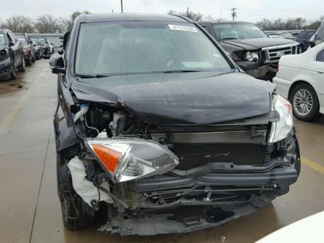 3CZRE3H31AG704739 - 2010 HONDA CR-V LX BLACK photo 9