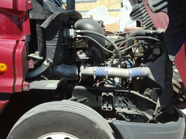 1FUJGLDR2CSBA3611 - 2012 FREIGHTLINER CASCADIA 1 BURGUNDY photo 7