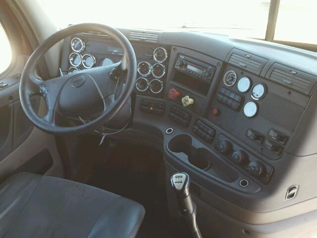 1FUJGLDR2CSBA3611 - 2012 FREIGHTLINER CASCADIA 1 BURGUNDY photo 9