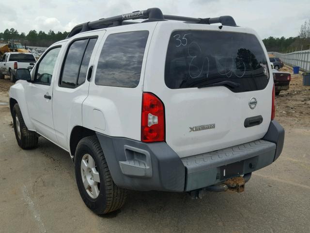 5N1AN08U87C527821 - 2007 NISSAN XTERRA OFF WHITE photo 3