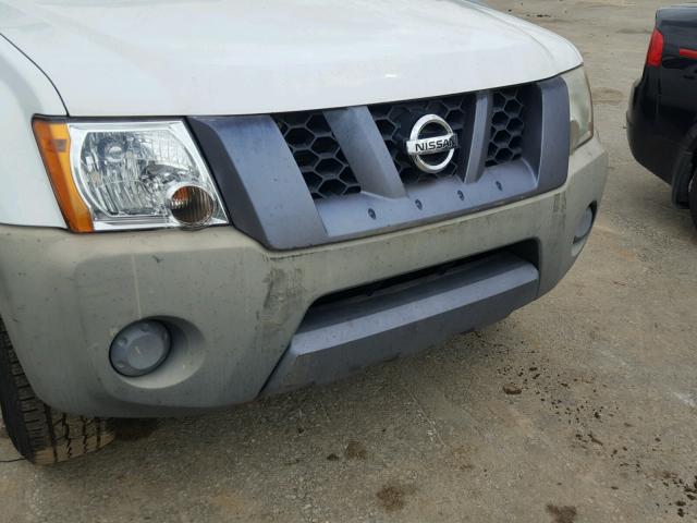 5N1AN08U87C527821 - 2007 NISSAN XTERRA OFF WHITE photo 9