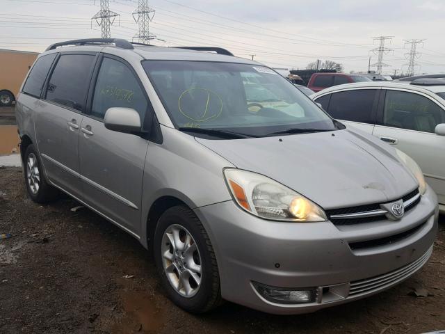 5TDBA22C14S028059 - 2004 TOYOTA SIENNA XLE SILVER photo 1