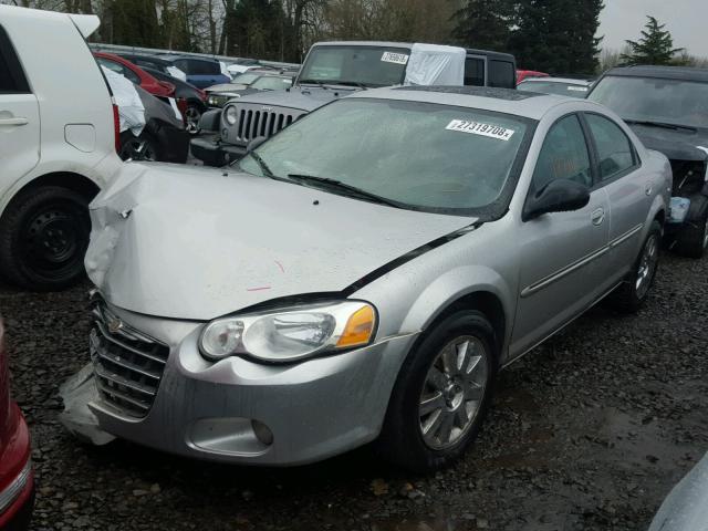 1C3AL66R65N555442 - 2005 CHRYSLER SEBRING LI SILVER photo 2