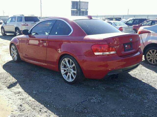 WBAUC9C52CVM11652 - 2012 BMW 135 I RED photo 3