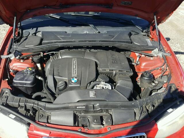 WBAUC9C52CVM11652 - 2012 BMW 135 I RED photo 7