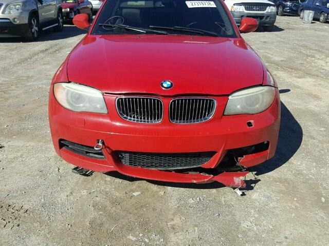 WBAUC9C52CVM11652 - 2012 BMW 135 I RED photo 9