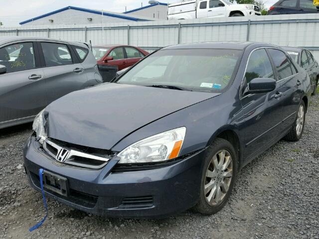 1HGCM66567A017723 - 2007 HONDA ACCORD EX GRAY photo 2