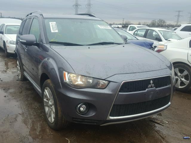 JA4JT3AW3AZ005815 - 2010 MITSUBISHI OUTLANDER GRAY photo 1