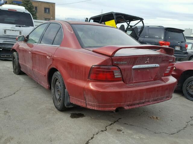 4A3AA46LXXE073610 - 1999 MITSUBISHI GALANT ES RED photo 3