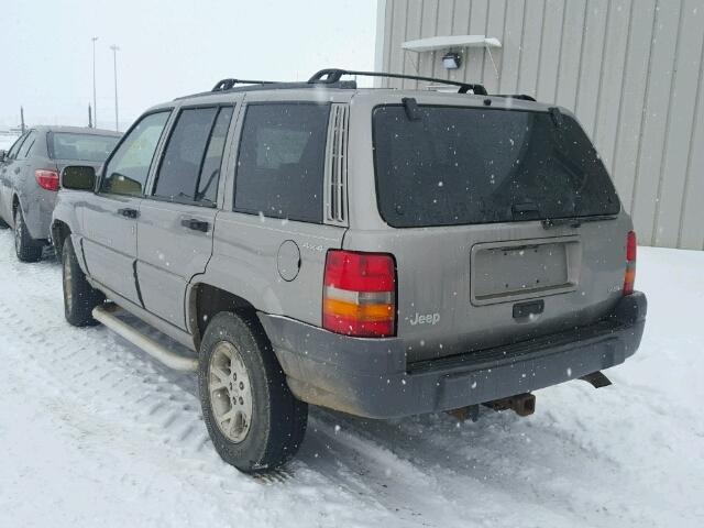 1J4GZ78Y6WC310095 - 1998 JEEP GRAND CHER GRAY photo 3