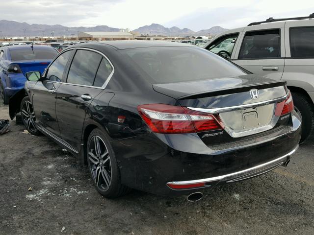 1HGCR2F54HA253458 - 2017 HONDA ACCORD SPO BLACK photo 3