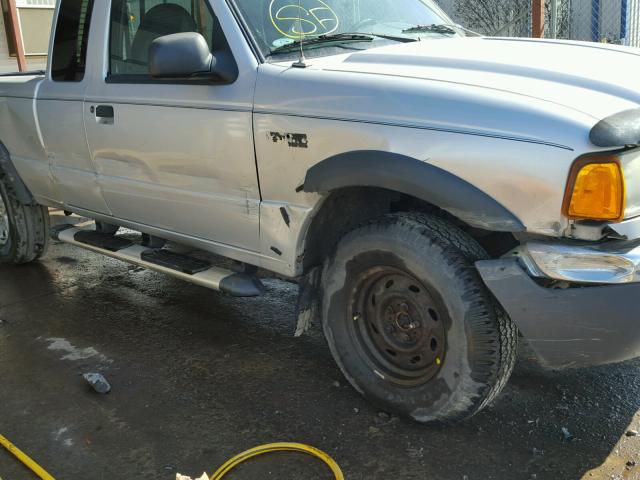 1FTZR45E22TA09034 - 2002 FORD RANGER SUP GRAY photo 9