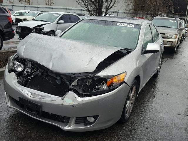 JH4CU26629C004702 - 2009 ACURA TSX SILVER photo 2