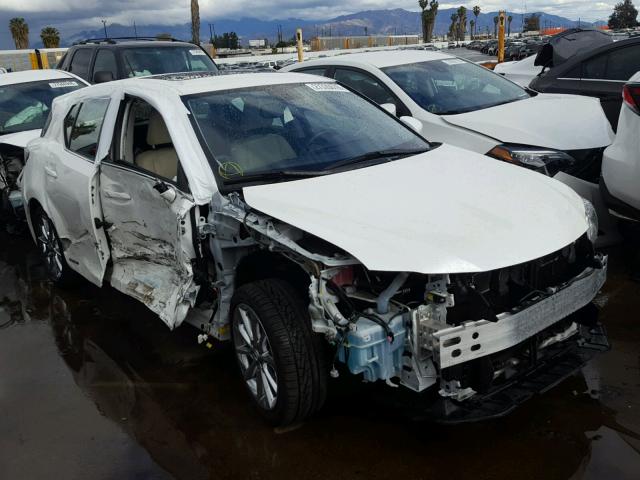 JTHKD5BH0D2170560 - 2013 LEXUS CT 200 WHITE photo 1