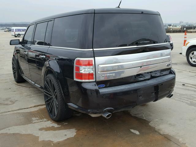 2FMGK5D86EBD36906 - 2014 FORD FLEX LIMIT BLACK photo 3