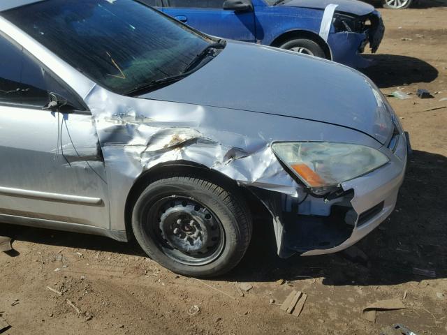 1HGCM56177A108751 - 2007 HONDA ACCORD VAL SILVER photo 9