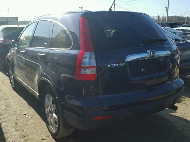 JHLRE485X7C111389 - 2007 HONDA CR-V EX BLUE photo 3