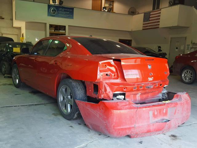 2B3KA53H27H609599 - 2007 DODGE CHARGER R/ RED photo 3