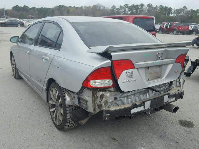 2HGFA5E59BH702407 - 2011 HONDA CIVIC SI SILVER photo 3