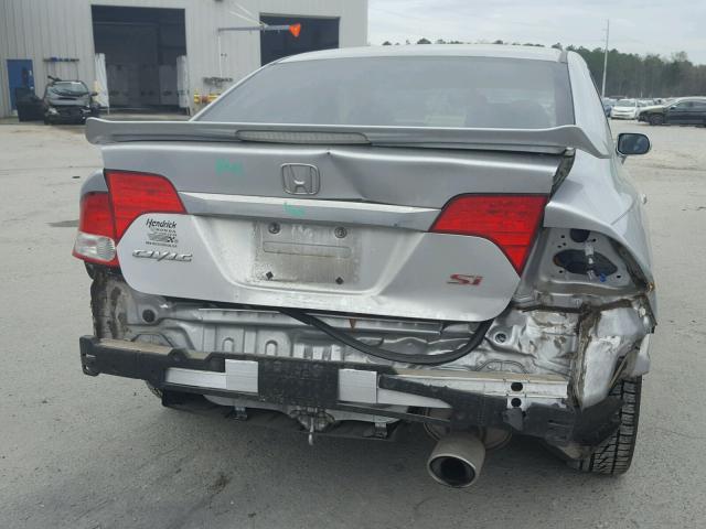 2HGFA5E59BH702407 - 2011 HONDA CIVIC SI SILVER photo 9