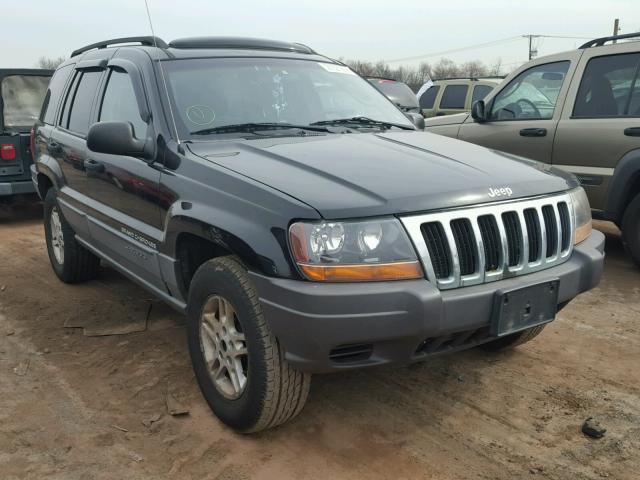 1J4GW48S82C130601 - 2002 JEEP GRAND CHER BLACK photo 1