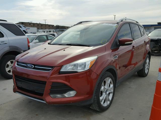 1FMCU0JX5EUA93722 - 2014 FORD ESCAPE TIT RED photo 2