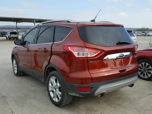 1FMCU0JX5EUA93722 - 2014 FORD ESCAPE TIT RED photo 3