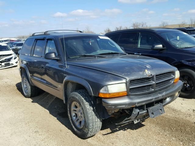 1B4HS38N12F208982 - 2002 DODGE DURANGO SP GRAY photo 1