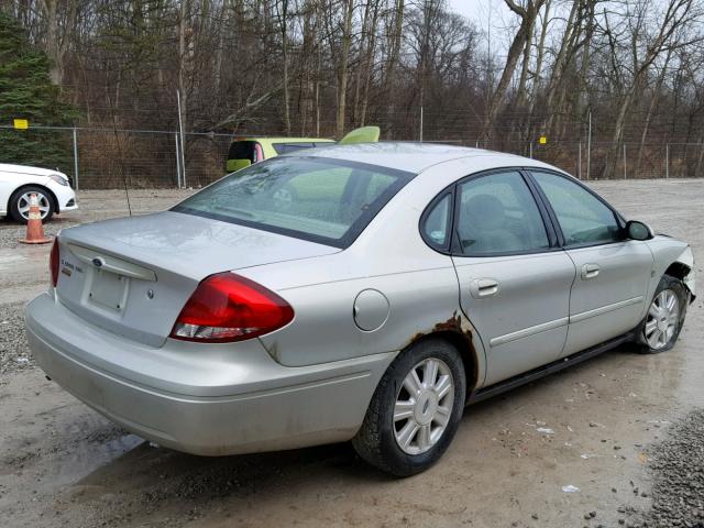 1FAFP56S34G177155 - 2004 FORD TAURUS SEL SILVER photo 4