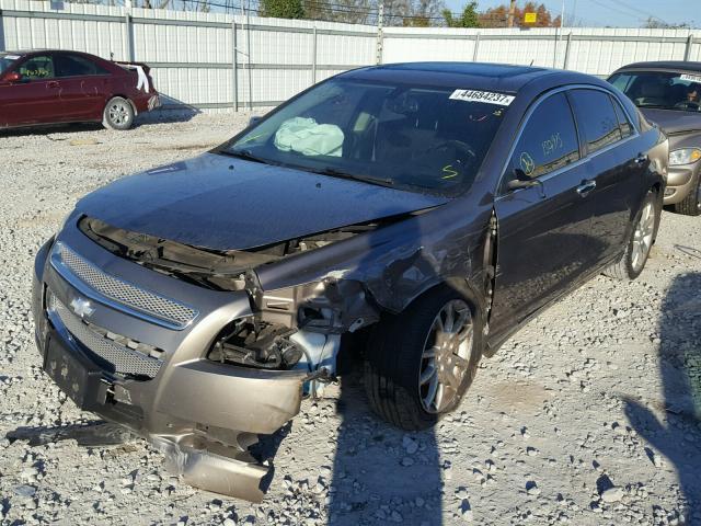 1G1ZE5E14BF375292 - 2011 CHEVROLET MALIBU LTZ 灰色 照片 2