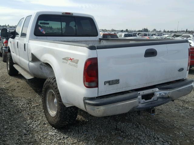 1FTSW31F6XEF00379 - 1999 FORD F350 SRW S WHITE photo 3