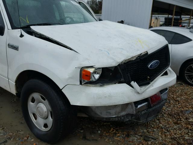 1FTRF02W54KD41265 - 2004 FORD F150 WHITE photo 9