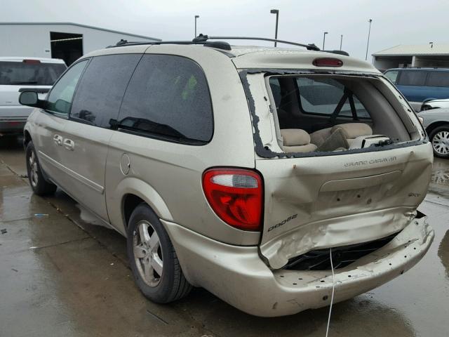 2D8GP44L56R696800 - 2006 DODGE GRAND CARA BEIGE photo 3