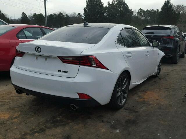 JTHBF1D26E5022263 - 2014 LEXUS IS 250 WHITE photo 4