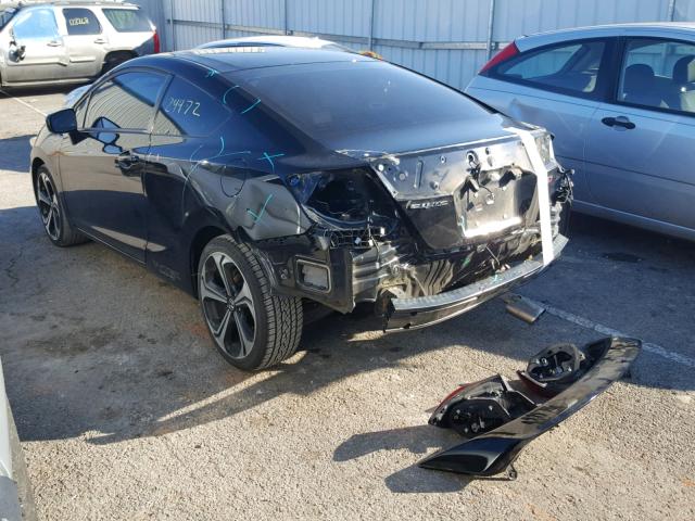 2HGFG4A55FH707382 - 2015 HONDA CIVIC SI BLACK photo 3