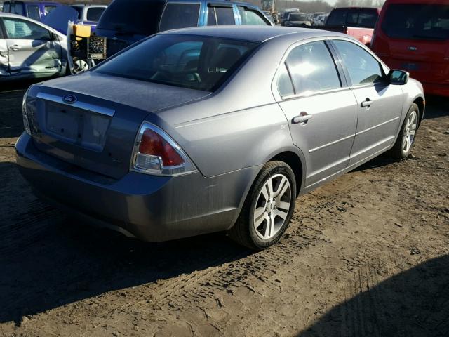 3FAFP08Z56R154551 - 2006 FORD FUSION SEL GRAY photo 4