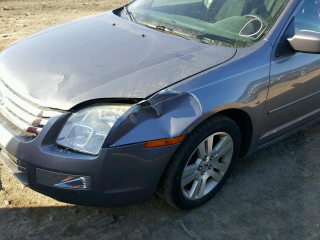 3FAFP08Z56R154551 - 2006 FORD FUSION SEL GRAY photo 9