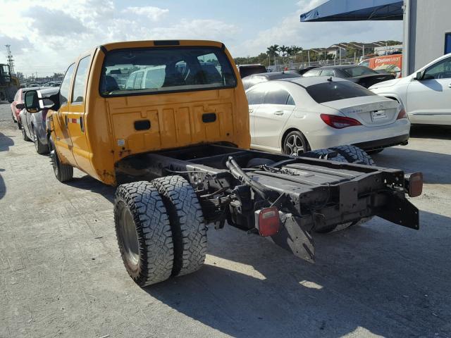 1FDWW36P54ED35063 - 2004 FORD F350 SUPER YELLOW photo 3