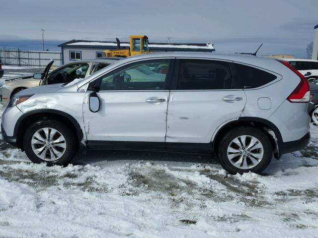 2HKRM4H5XCH634958 - 2012 HONDA CR-V EX SILVER photo 9