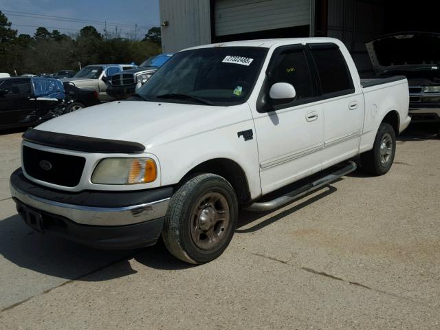 1FTRW07L81KC07649 - 2001 FORD F150 SUPER WHITE photo 2