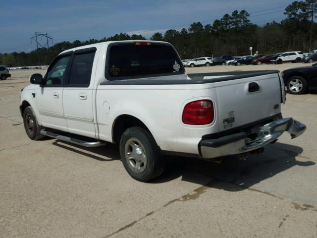 1FTRW07L81KC07649 - 2001 FORD F150 SUPER WHITE photo 3