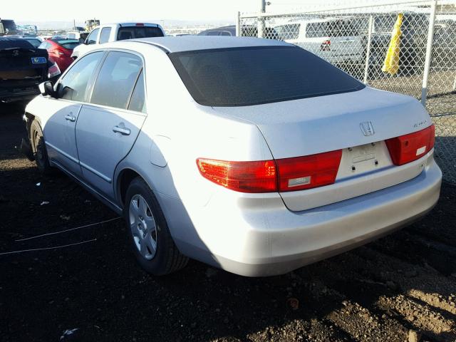 1HGCM56405A048349 - 2005 HONDA ACCORD LX SILVER photo 3