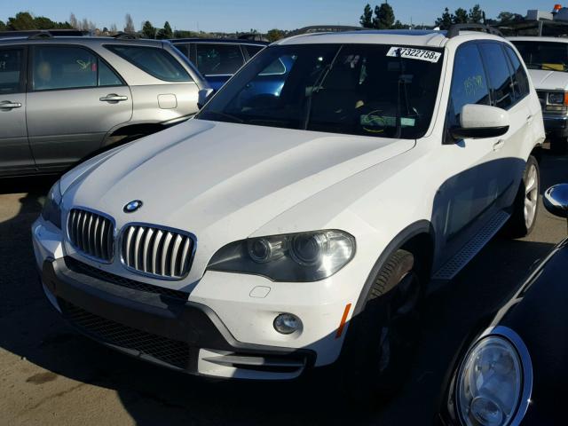 5UXFE83548LZ47844 - 2008 BMW X5 4.8I WHITE photo 2