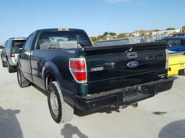 1FTNF1EF8BKD63158 - 2011 FORD F150 GREEN photo 3