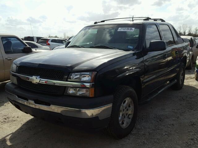 3GNEK12T04G168047 - 2004 CHEVROLET AVALANCHE BLACK photo 2