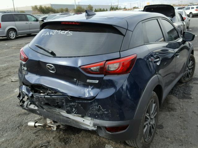 JM1DKDC73H0147999 - 2017 MAZDA CX-3 TOURI BLUE photo 4