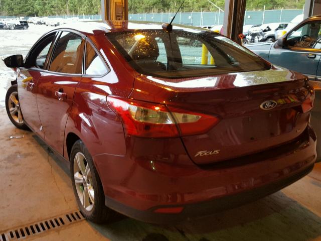 1FADP3F21EL443017 - 2014 FORD FOCUS SE RED photo 3